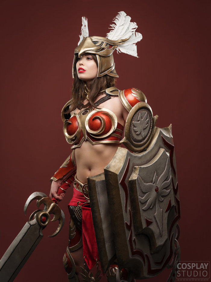 Valkyrie Leona - by -Tine Marie Riis , , League of Legends, Valkyrie Leona, , Tine Marie Riis, , Leona