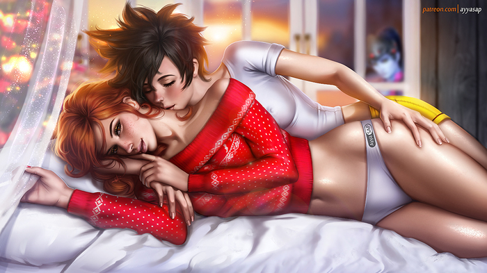 Tracer X Emily , , Overwatch, , Tracer, AyyaSAP
