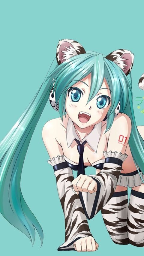 Несколько артов Hatsune Miku часть 6 - Hatsune Miku, Anime Art, Не аниме, Аниме, Ушастые, Няша, Chibi, Длиннопост, Чиби