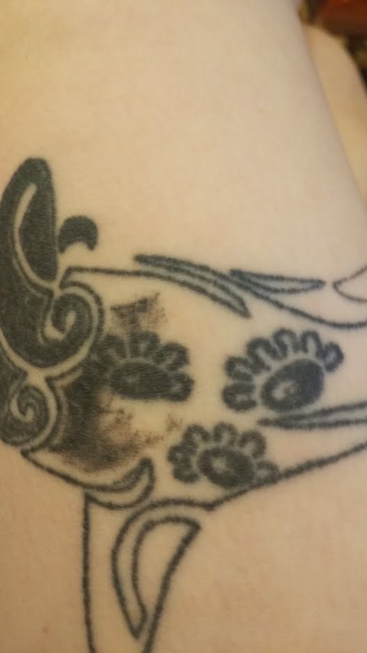 My introduction to Handpoke. Part 1. - My, Tattoo, , Girl with tattoo, Tag, Longpost