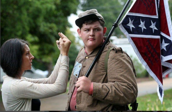 Conversion of a Confederate boy. - USA, Russia, Politics, Video, Youtube, , The photo