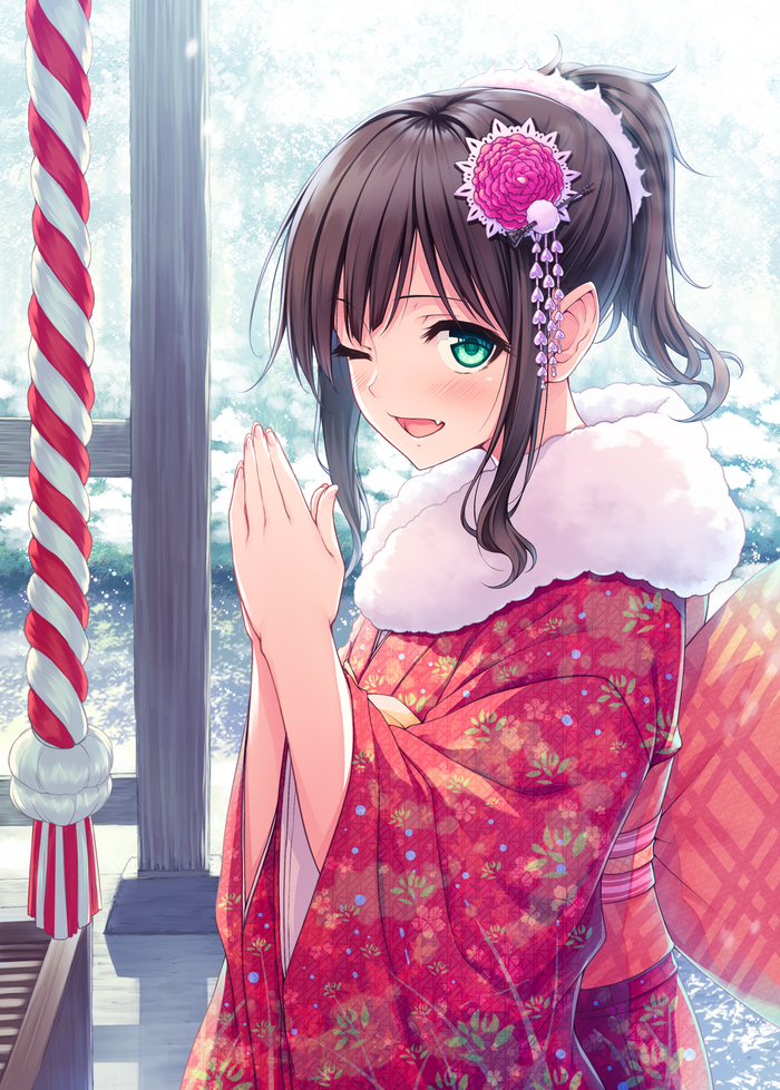 Anime Art №1252 - Anime, Anime art, The idolmaster, Idolmaster Cinderella Girls, Miku Maekawa