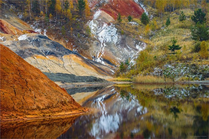 Ural kaleidoscope - Ural, Career, Kaleidoscope, Nature, Ecology, Erosion, Dirt, Paints