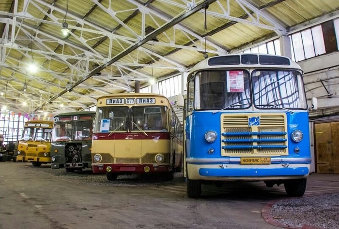 Exhibition dedicated to the 50th anniversary of the most massive bus opened in Moscow - Moscow, Exhibition, Museum, Museum of technology, Public transport