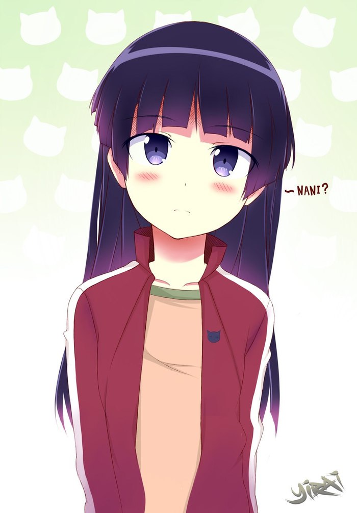 Anime Art - Oreimo, Kuroneko, Anime Art, Аниме, Ore no Imouto ga Konnani Kawaii Wake ga Nai, Gokou ruri