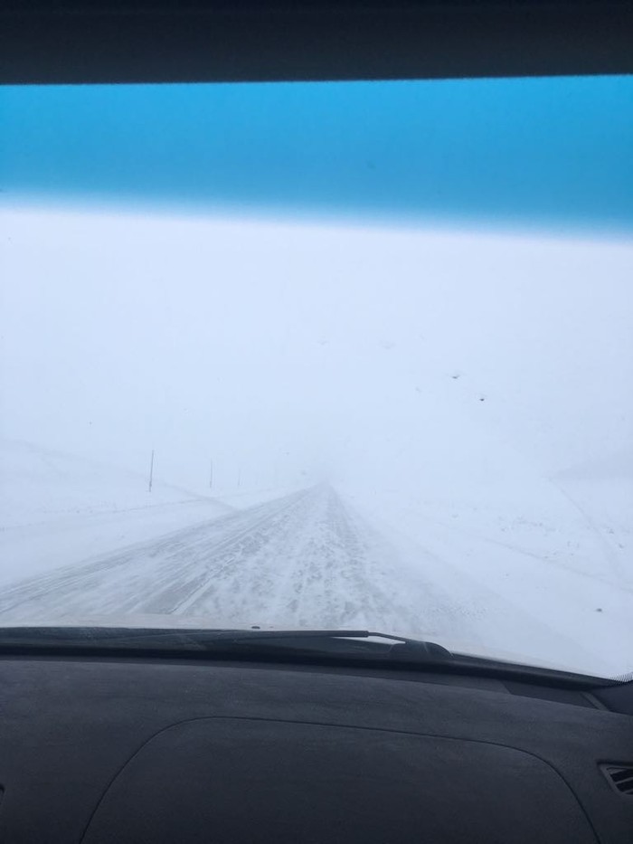 Here is such a road Ulan-Ude-Goryachinsk. - Road, Snow, My, Longpost