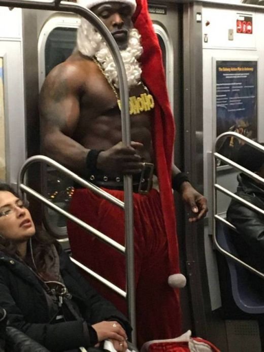 Chocolate Santa - Secret Santa, Bad santa, , Black people, Metro