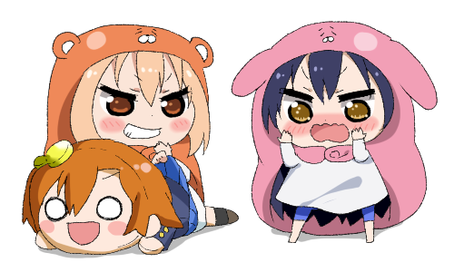 Himouto! Umaru-chan x Love Live! - Аниме, Anime Art, Himouto! Umaru-chan, Love live! School Idol Project, Кроссовер, Длиннопост