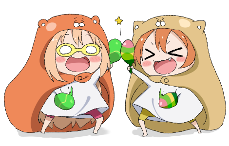 Himouto! Umaru-chan x Love Live! - Аниме, Anime Art, Himouto! Umaru-chan, Love live! School Idol Project, Кроссовер, Длиннопост