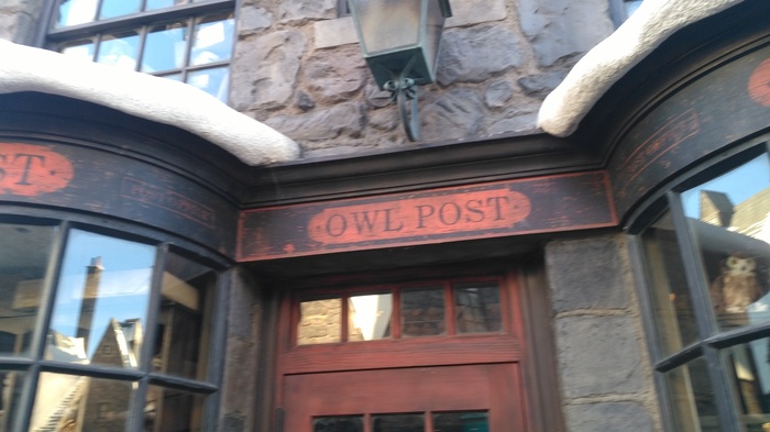 Owl mail from the world of Harry Potter. Universal Studios Hollywood - My, Owl, , Harry Potter, Magic, Magic, Video, Miracle, Hogsmeade, Longpost