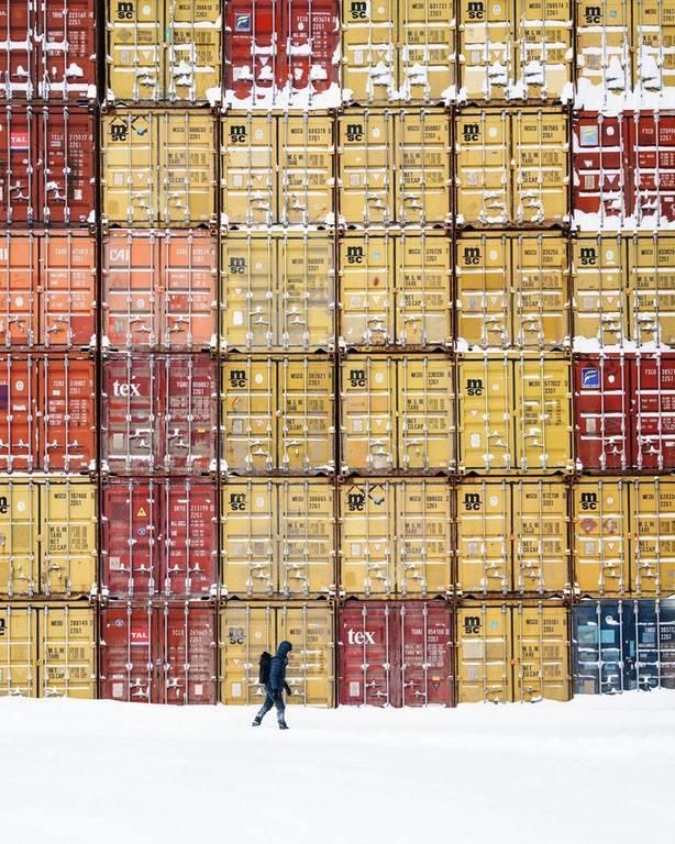 Containers in port - Container, The photo, Styling, Reddit, Port