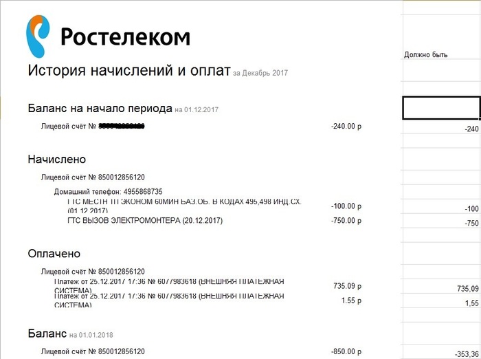How Rostelecom steals subscribers' money - My, , Rostelecom