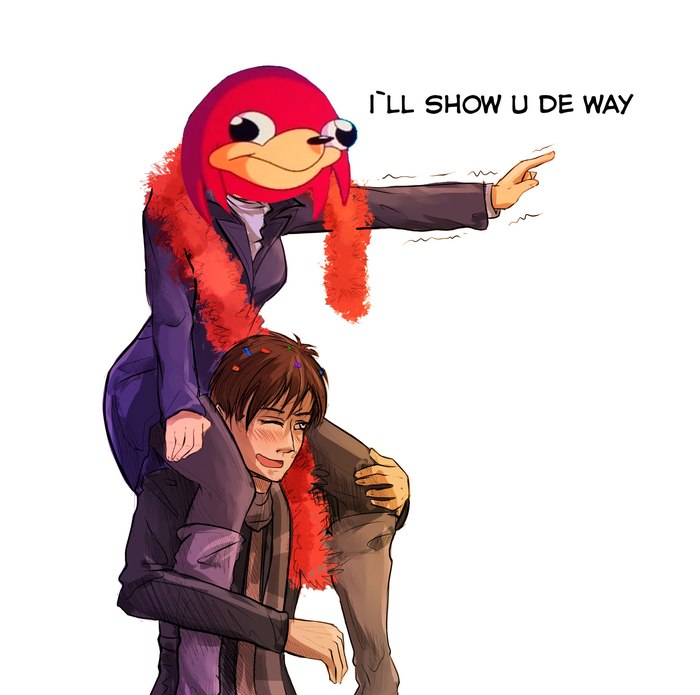 Ну, вы же меня знаете ...  Я не мог не запостить это... - Du u know da way, Бесконечное Лето, Аниме, Не аниме, Троллинг, Мемы