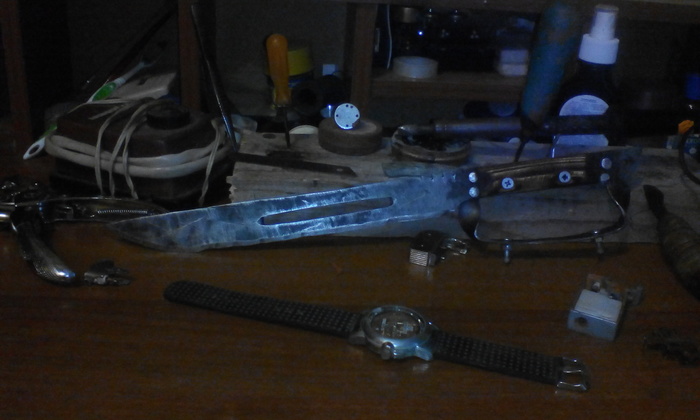 Knife based on METRO 2033 - My, Knife, , Metro 2033