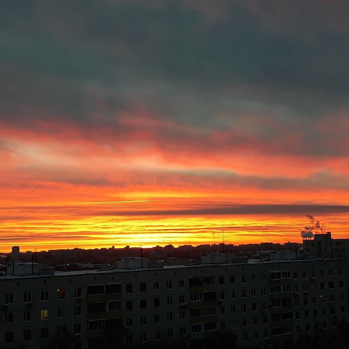 Сегодняшний рассвет