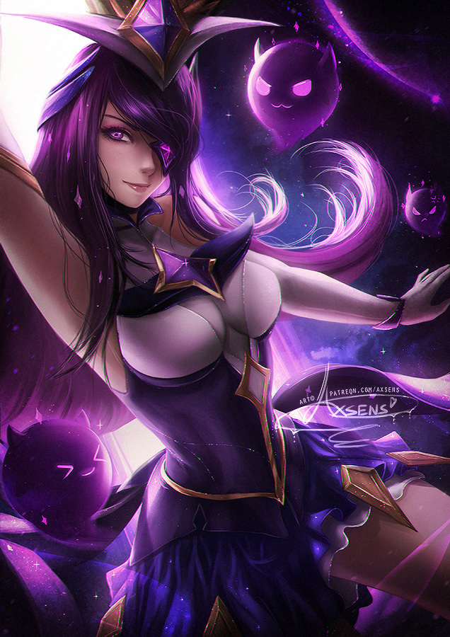 Star Guardian Syndra , , Syndra, League of Legends, Axsens
