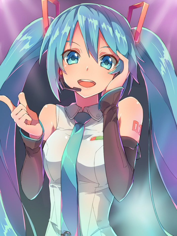 Hatsune Miku - Anime, Anime art, Vocaloid, Not anime, Hatsune Miku