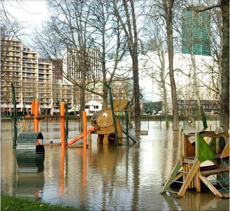 Flood in Paris: embankments and a major metro line are blocked - Flood, Paris, Seine, Потоп, Longpost