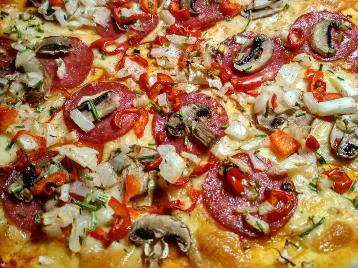 Pizza time! - My, Pizza, Recipe, Italian food, Bakery products, , Cooking, Yummy, Longpost