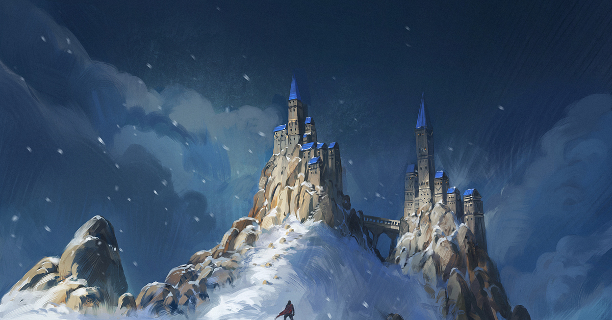 The avenger castle in the snow