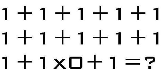 Why can't everyone calculate - Mathematics, Sum