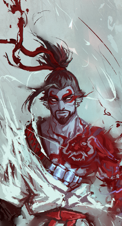 Demon Hanzo - Hanzo, Overwatch, Genji, , Longpost