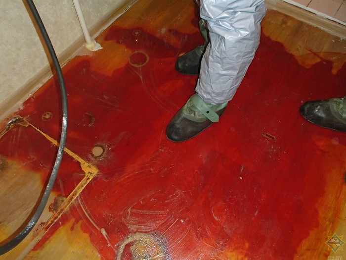 A man spilled a liter of bromine - Minsk, , Emergency, Bromine