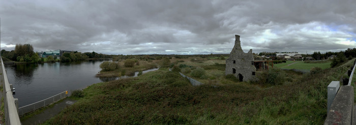 Typical landscape in Ireland - My, Lock, Ireland, Sky, The clouds, Панорама, 