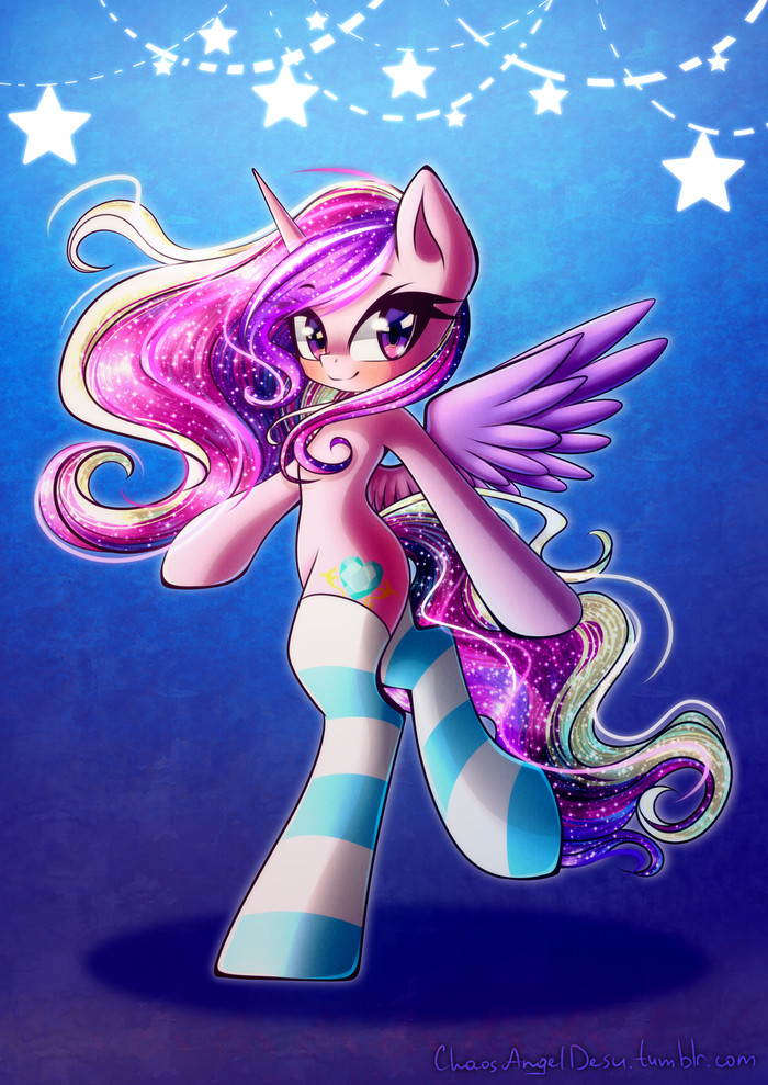 Cadenza in socks - My little pony, PonyArt, Princess cadance, MLP Socks, Chaosangeldesu