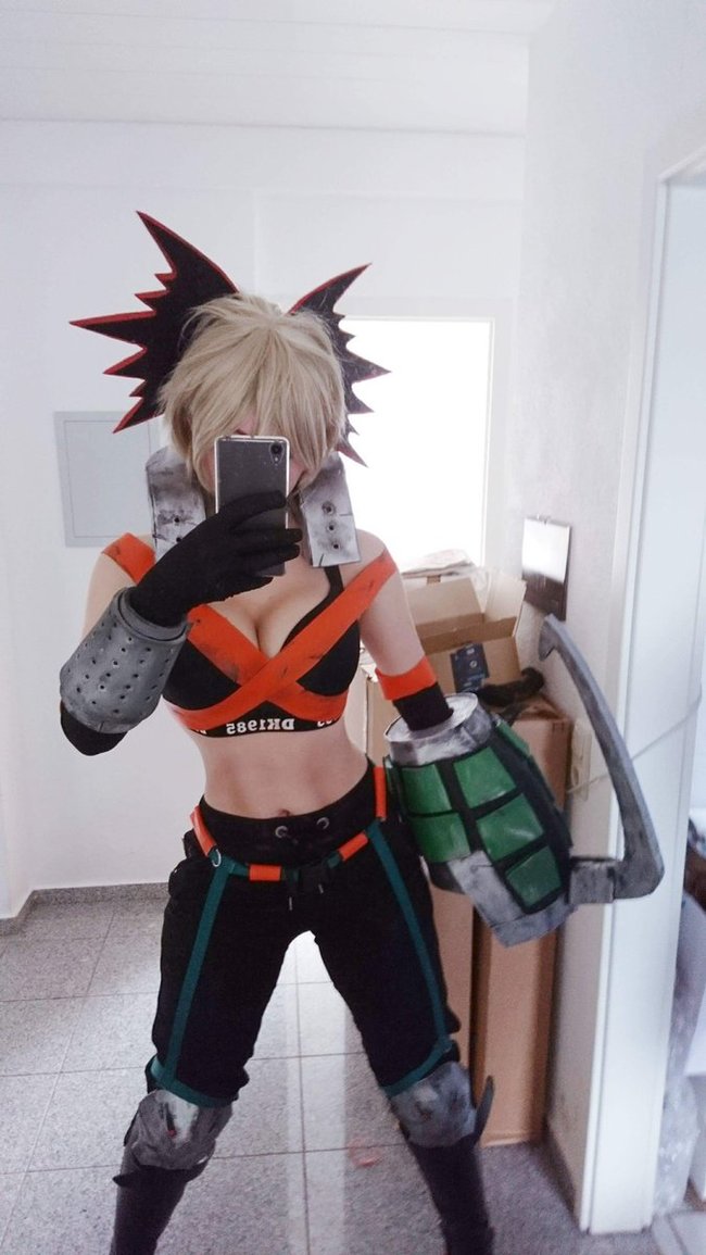 Katsuki Bakugo(girl) - by - MiuMoonlight - Косплей, Аниме, Boku no Hero Academia, Katsuki Bakugou, Девушки, Miumoonlight, Длиннопост