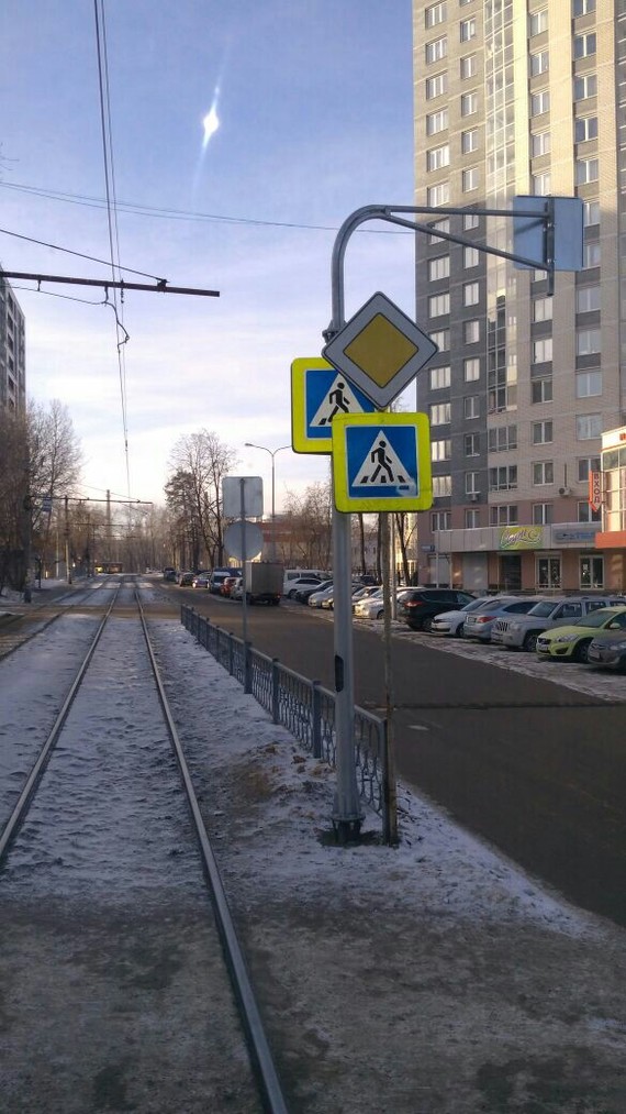 Paradise for walkers - My, A pedestrian, Tram, Longpost