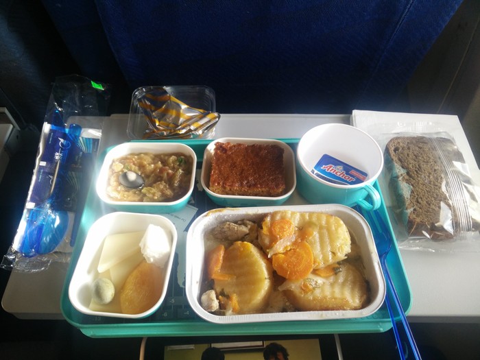 Food - economy class - Azerbaijan Airlines. - My, Airplane, Food, Economy Class