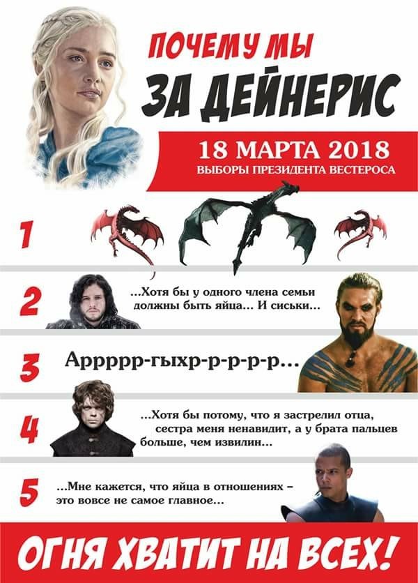 Pre-election - Daenerys Targaryen, Elections, , Vote