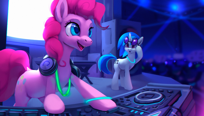 "DJ Pinkie Pie" by Rodrigues404 My Little Pony, Pinkie Pie, Vinyl Scratch, Rodrigues404
