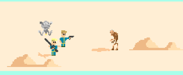 Решил отдохнуть от анимэ-девушек и попробовать пиксель арт