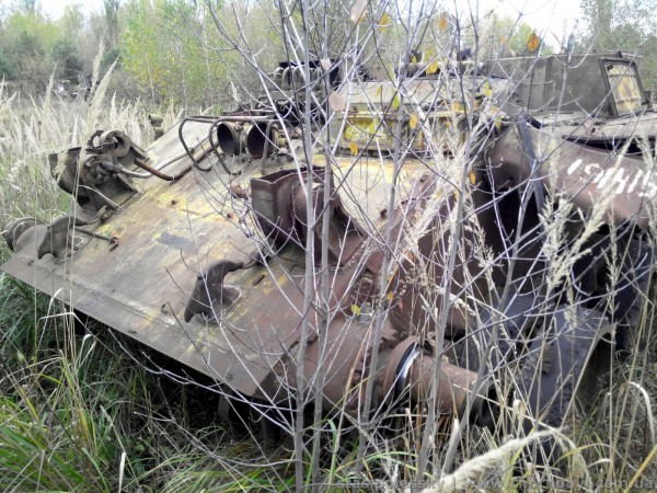 Graveyard of radioactive equipment in the Chernobyl zone 2018 - My, Chernobyl, Pripyat, Dryness, Military equipment, Technics, Longpost