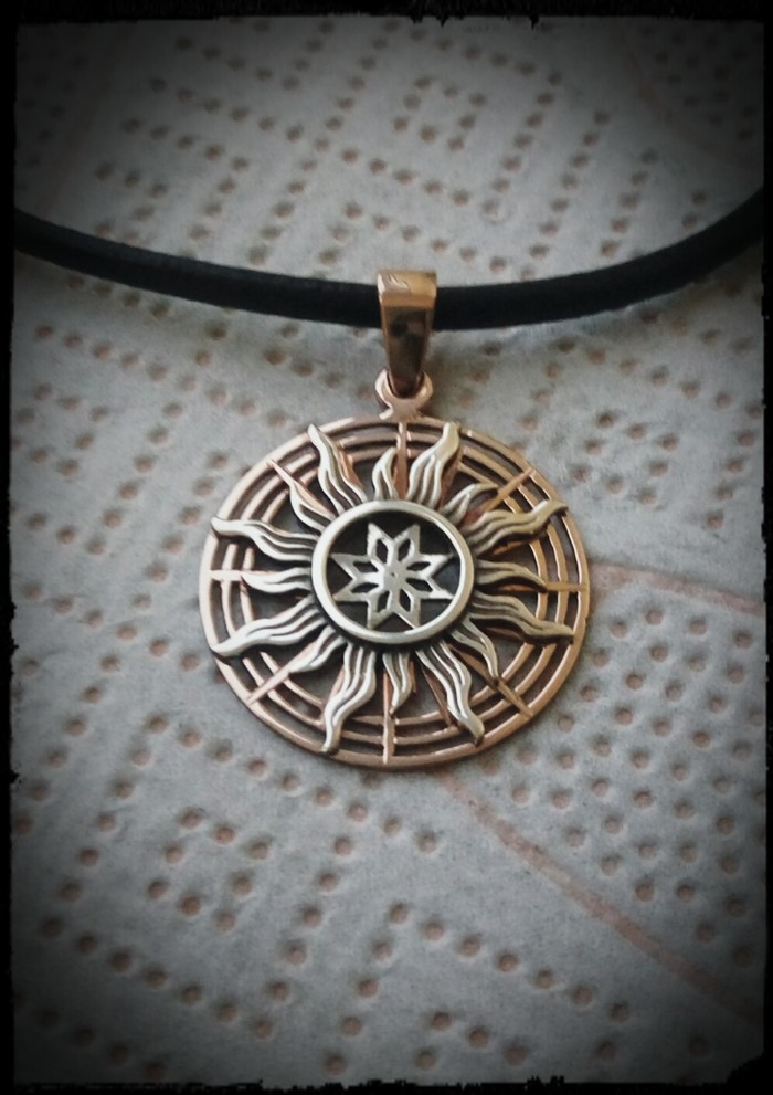 Очередное солнце Солнце, Оберег, Кулон, Ювелирное дело, Украшение, Творчество, Рукоделие с процессом, Рукоделие, Длиннопост