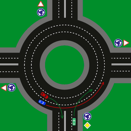 Roundabouts and idiots - My, A circle, Images, Traffic rules, Violation of traffic rules, Question, Longpost