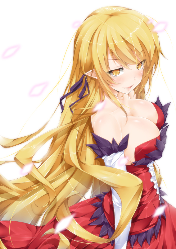 I’m looking at you, you are my charm, and still I don’t understand what is there to love in lolli? - Anime art, Kiss-Shot Acerola-orion Heart-under-blade, Monogatari series, Art