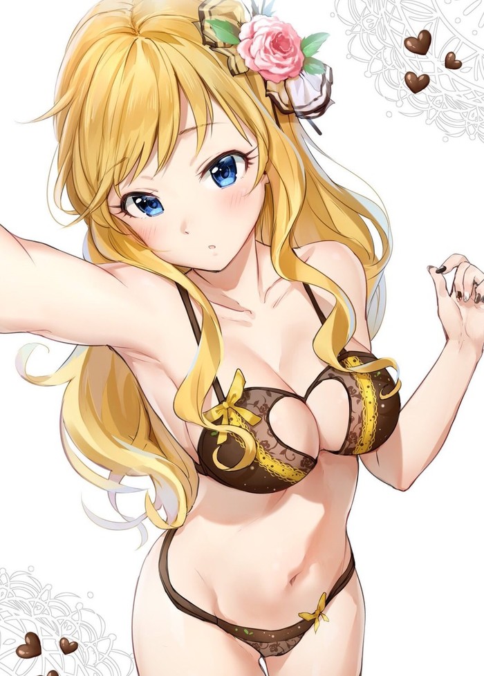 Ootsuki Yui. - NSFW, Anime, Anime art, The idolmaster, Ootsuki Yui