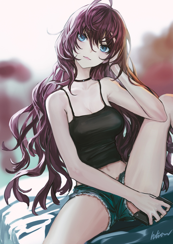 Anime Art. Idolmaster. [Pixiv] - Anime art, Pixiv, The idolmaster, Shiki ichinose, Art, Drawing