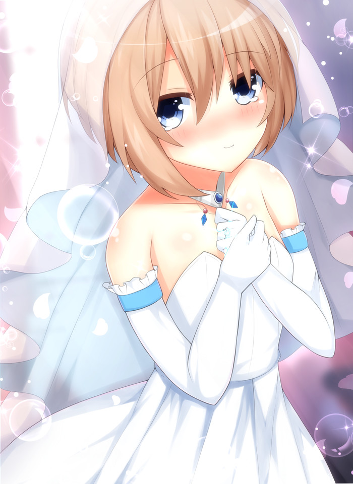 Blanc bride - Hyperdimension neptunia, Anime, Anime art, , Blanc