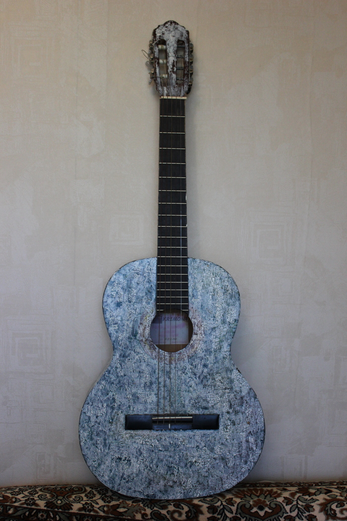 Classical guitar, restored as best I could! - My, With your own hands, Guitar, , Restoration, Repair, Recovery, Longpost, The photo