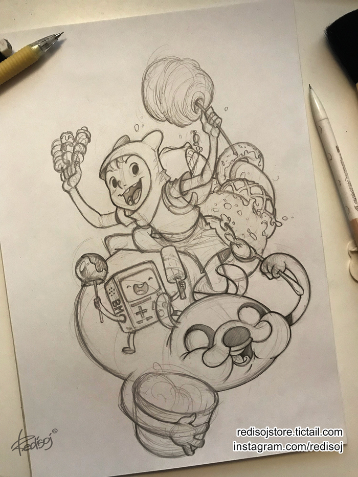 λ  1 Redisoj, , , , , Adventure Time