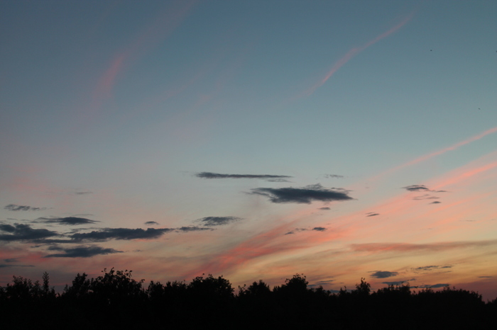 Sunset from the window - My, Sunset, Sky, The photo