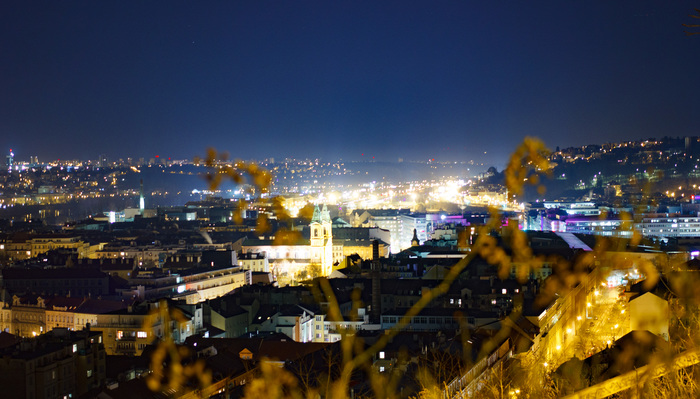 Petrin hill - Prague, The photo, Landscape, Night, My