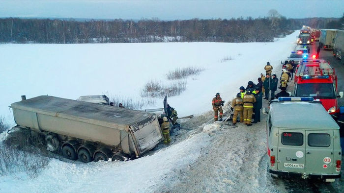 In Bashkiria, 9 people died in an accident with a bus - Road accident, Crash, Bashkortostan, Incident, Bus, Transport, Auto