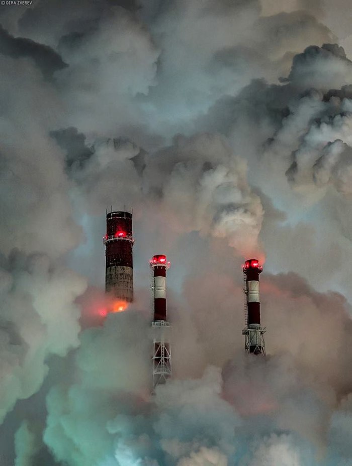 Москва. Электростанция.