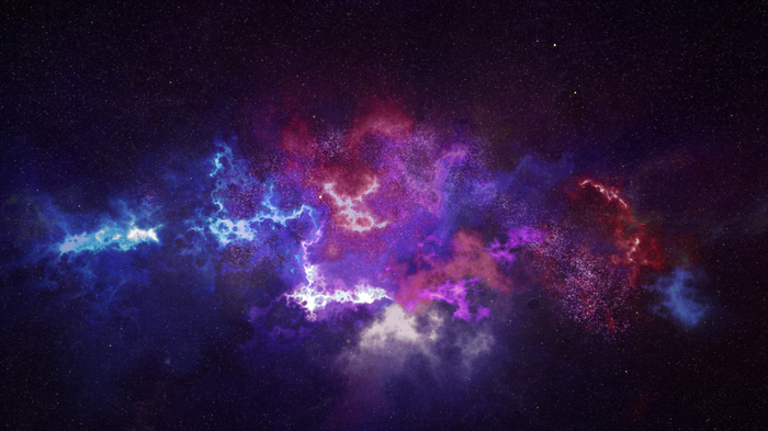 Space - Background, Galaxy, Abstraction, Space, Astronomy, Art, My, Longpost, Adobe After Effects