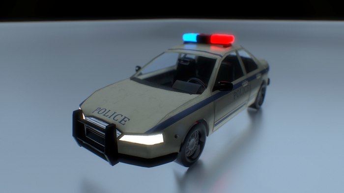 3D model of a car - My, Friday tag is mine, My, Indiedev, Indiegamedev